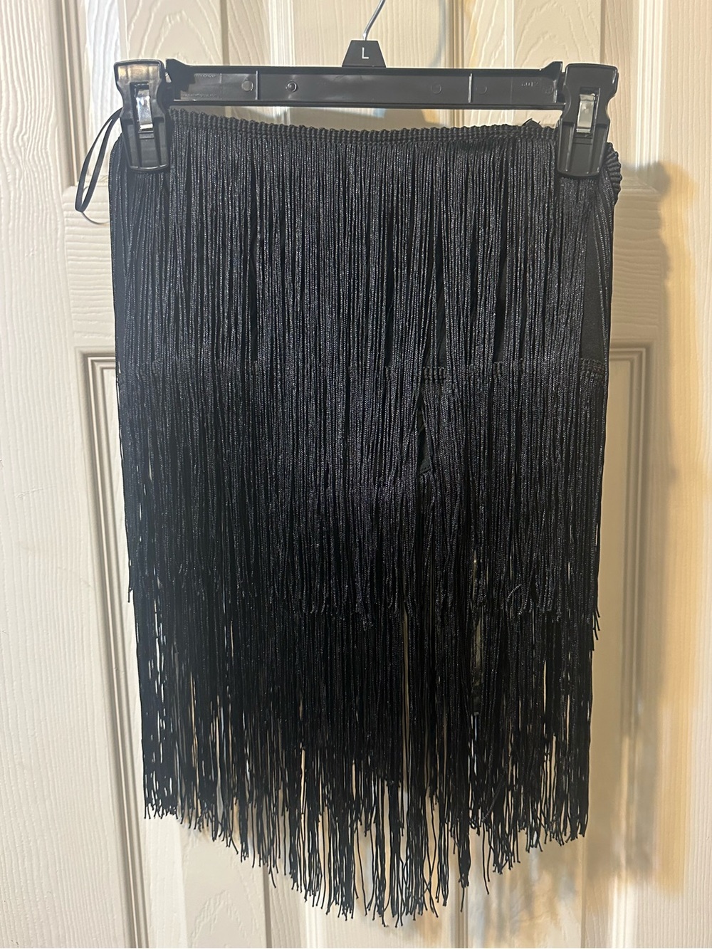 NWT! Sincerely Jules Black Fringe Top - Size Small
